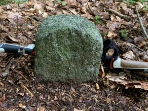 Grenzstein GW, Rückseite