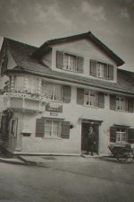 Die alte Post unter Josef Kienle an der Dorfstrasse 35